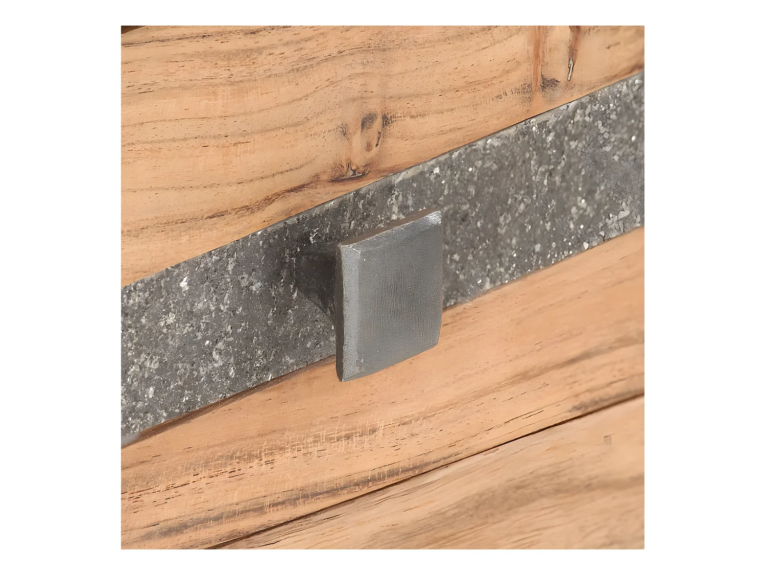 Table console 90 x 30 x 75 cm Bois d'acacia massif GHR19068