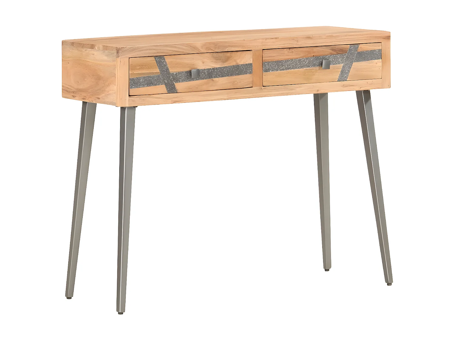 Table console 90 x 30 x 75 cm Bois d'acacia massif GHR19068