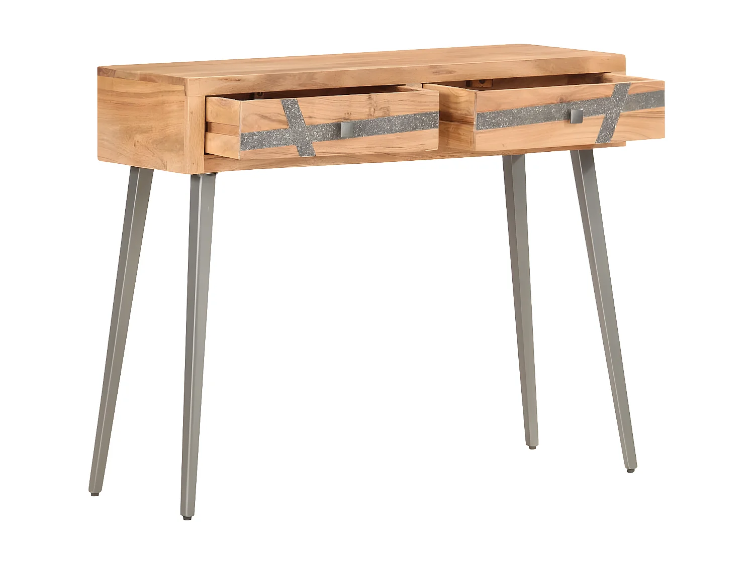 Table console 90 x 30 x 75 cm Bois d'acacia massif GHR19068