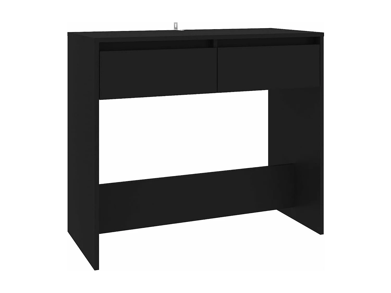 Mesa consola 89x41x76,5 cm aço preto PT378476