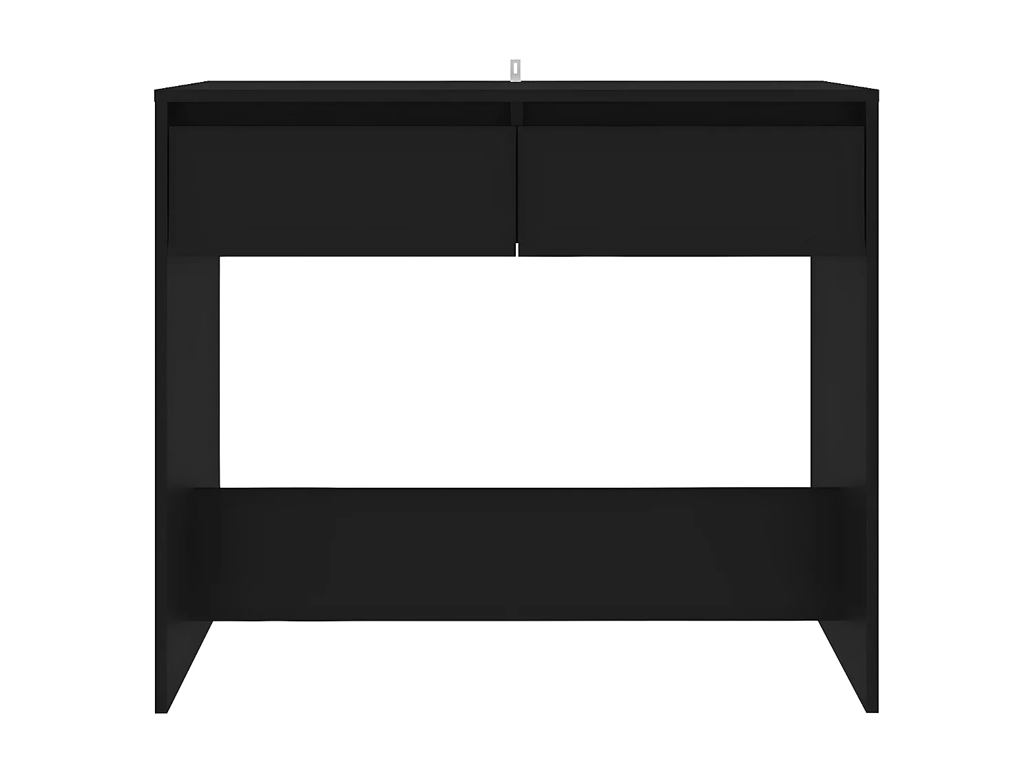 Mesa consola 89x41x76,5 cm aço preto PT378476