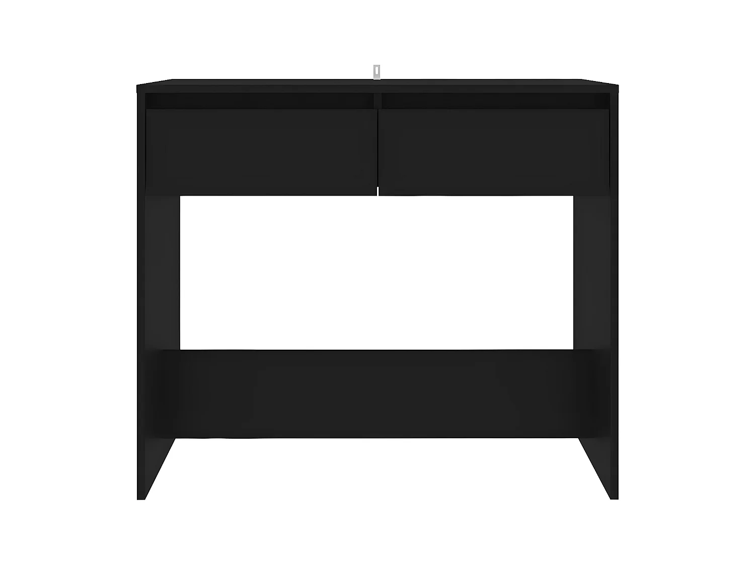 Konsolentisch,Flurtisch Schwarz 89x41x76,5 cm Holzwerkstoff -gkd820964