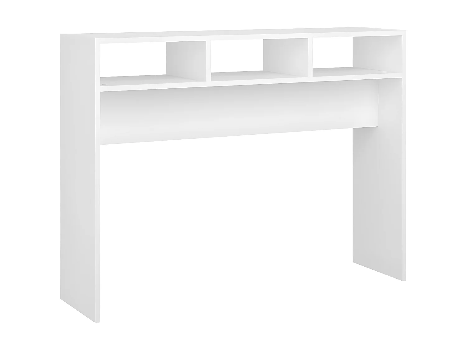 Konsolentisch,Flurtisch Weiß 105x30x80 cm Holzwerkstoff -gkd256075