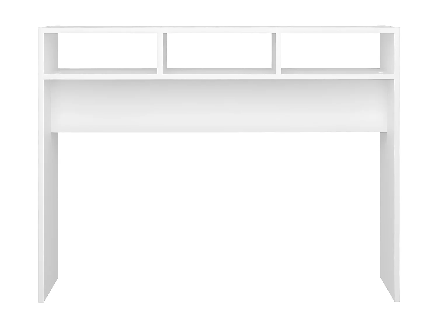 Konsolentisch,Flurtisch Weiß 105x30x80 cm Holzwerkstoff -gkd256075