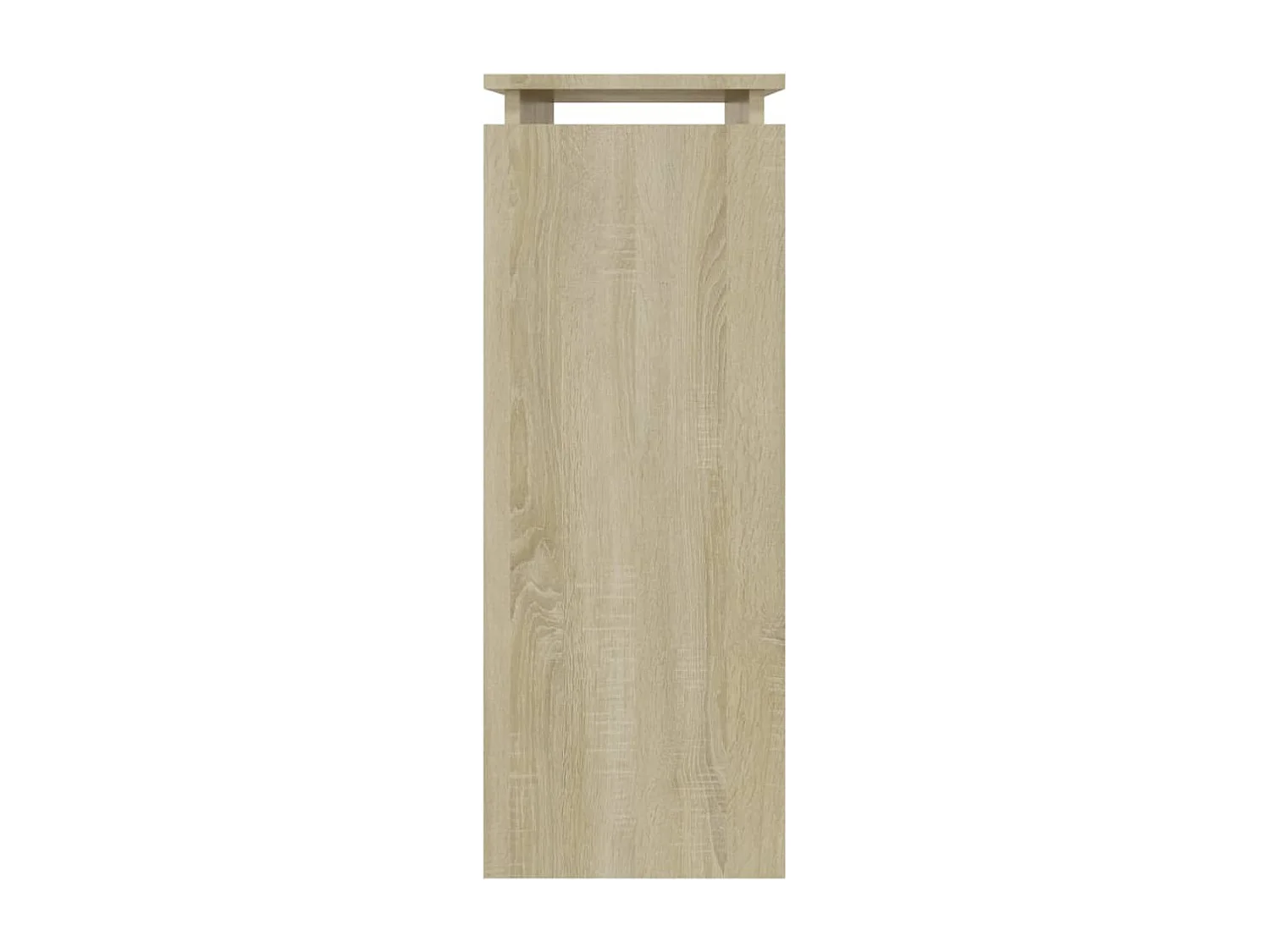 Mesa consola madera contrachapada roble Sonoma 80x30x80 cm ES778307
