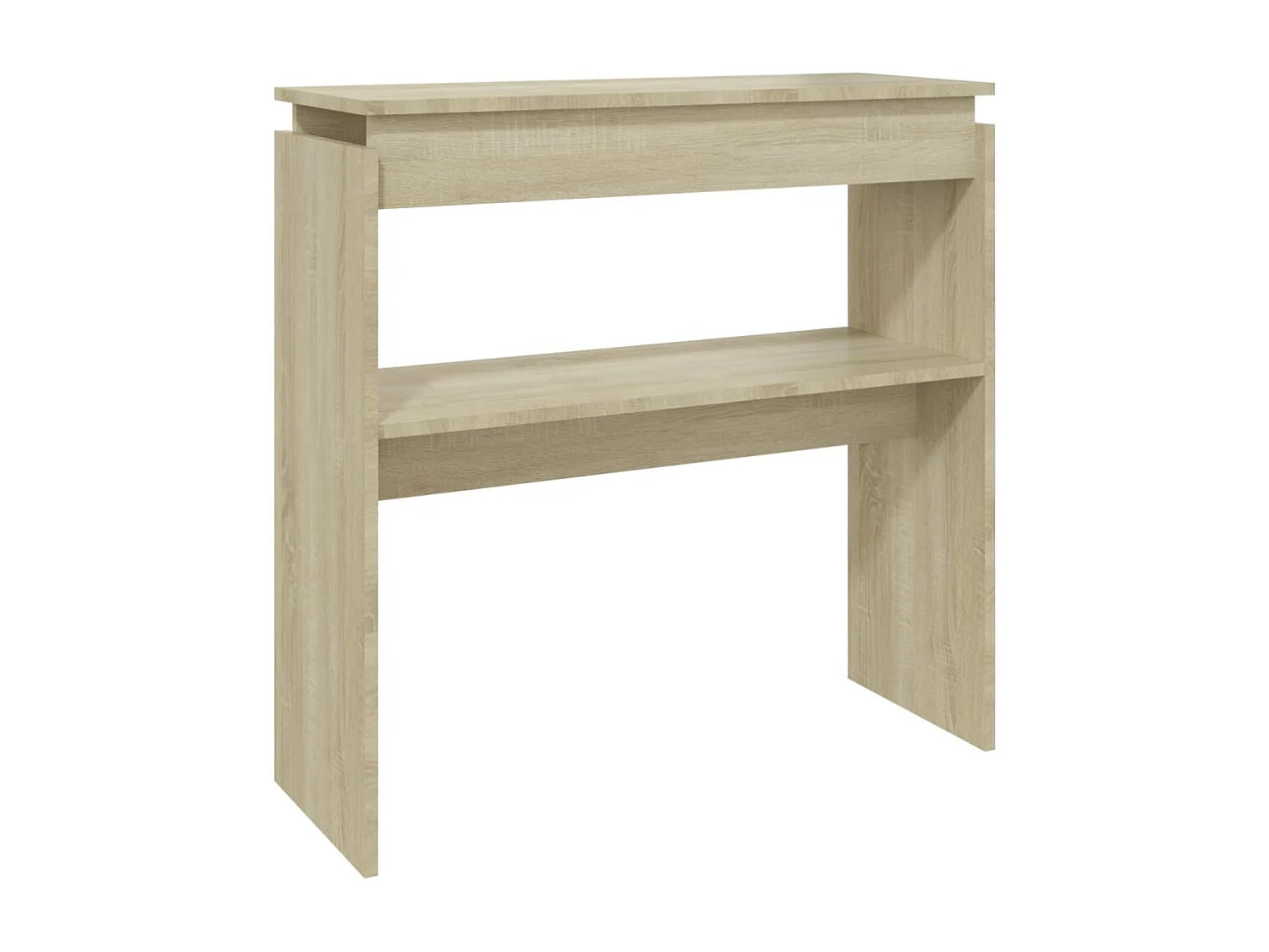 Konsolentisch,Flurtisch Sonoma-Eiche 80x30x80 cm Holzwerkstoff -gkd525531