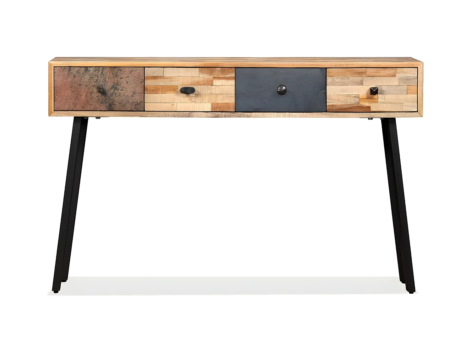 Konsolentisch,Flurtisch Recyceltes Teak Massiv 120 x 30 x 76 cm -gkd493133