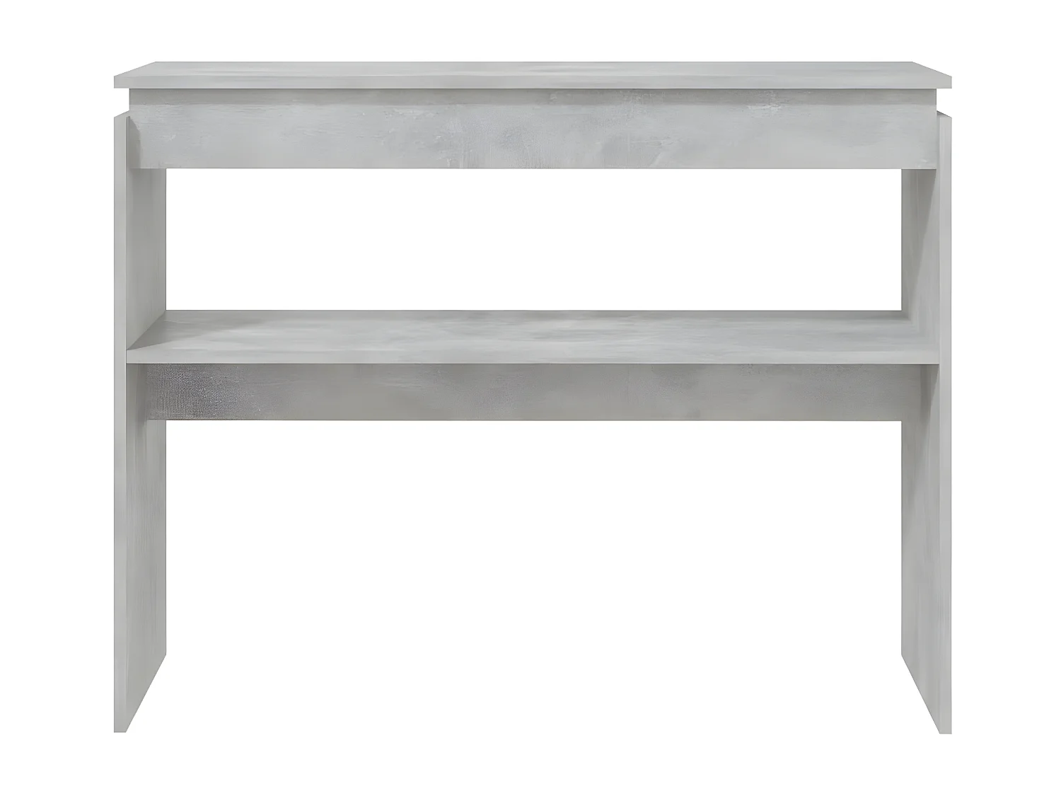 Table console Gris béton 102x30x80 cm Aggloméré GHR71133