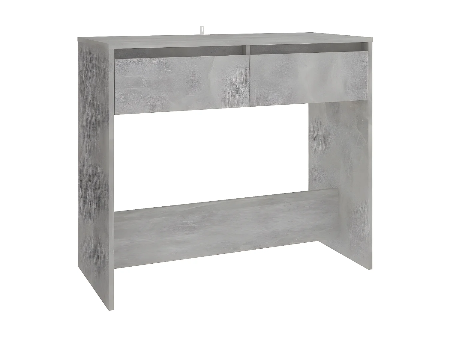 Table console Gris béton 89x41x76,5 cm Acier GHR46424