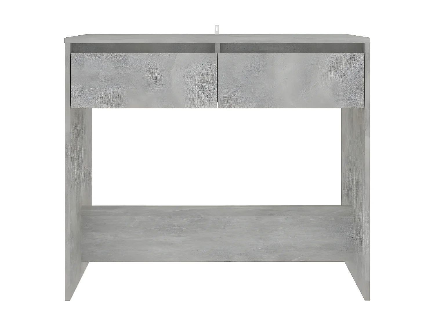 Table console Gris béton 89x41x76,5 cm Acier GHR46424