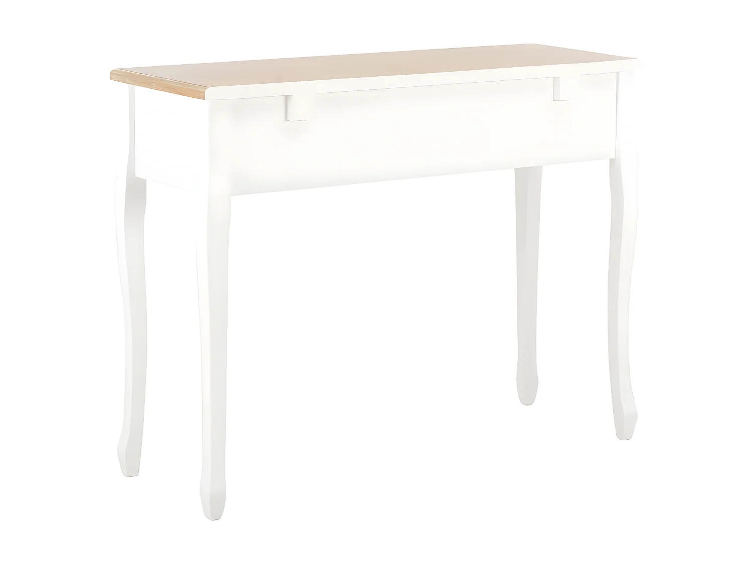 Mesa consola tocador con 3 cajones blancos ES256932