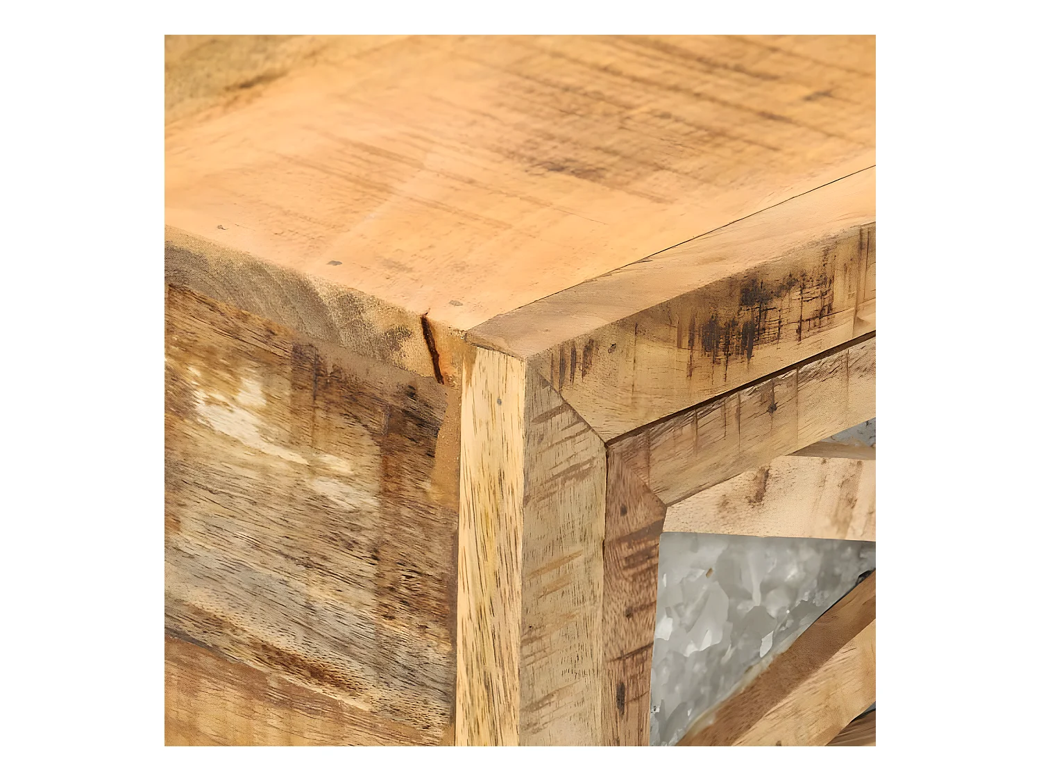 Wandtafel 110x30x76 cm massief mangohout NL919664