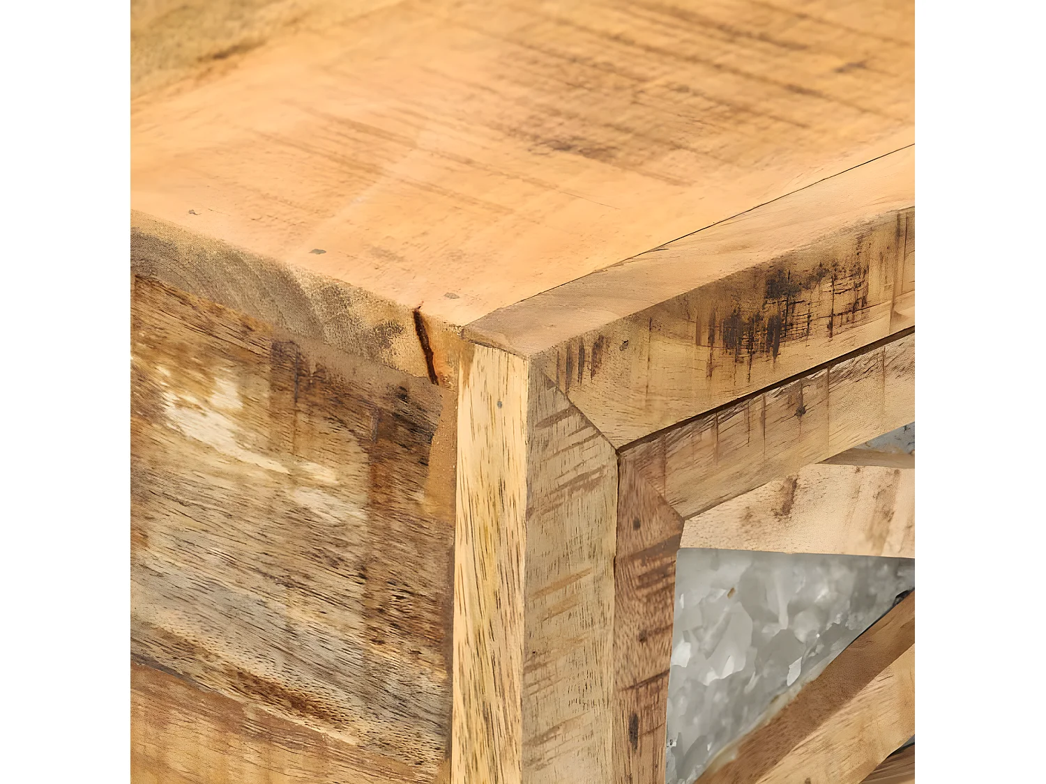 Table console 110 x 30 x 76 cm Bois de manguier massif GHR22781