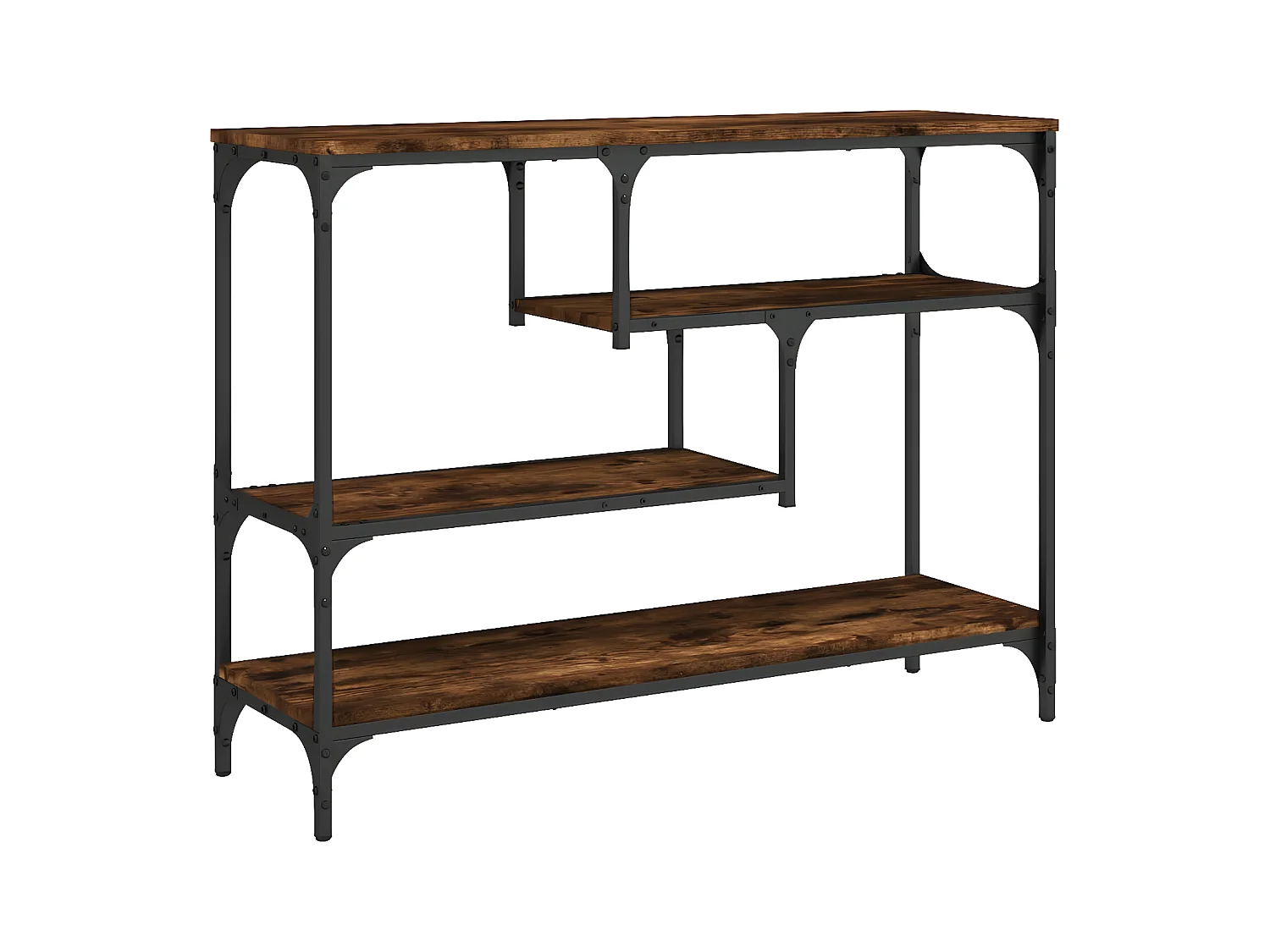 Konsolentisch,Flurtisch Räuchereiche 100x30x75 cm Holzwerkstoff -gkd606959
