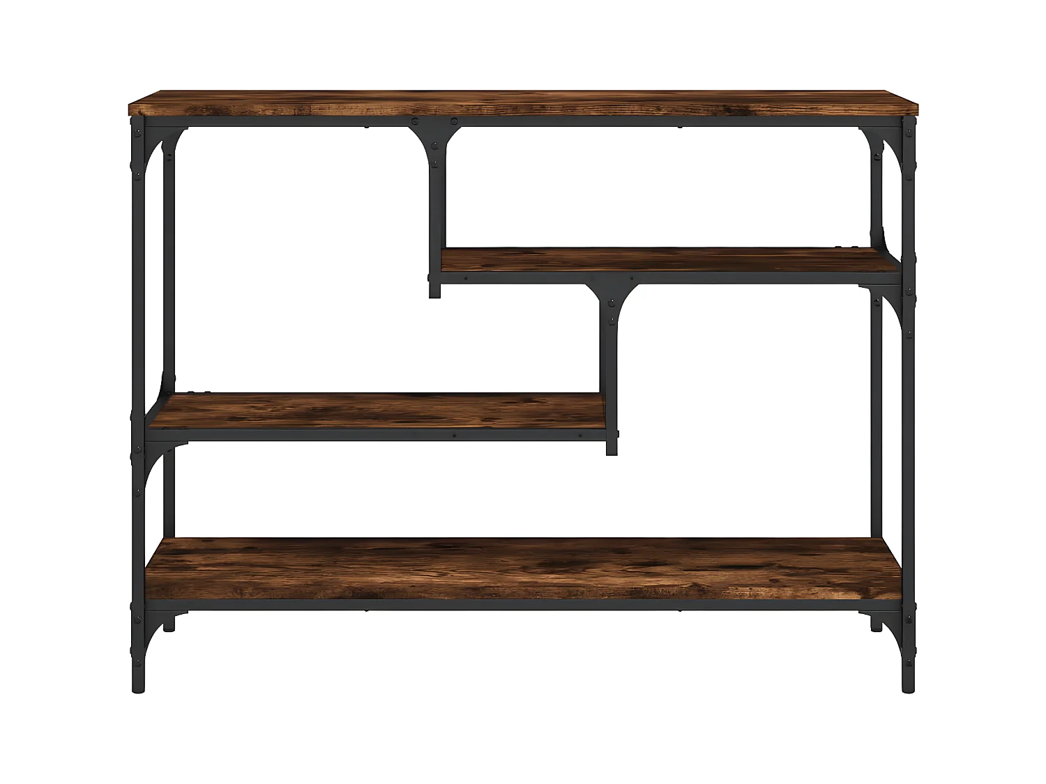 Konsolentisch,Flurtisch Räuchereiche 100x30x75 cm Holzwerkstoff -gkd606959