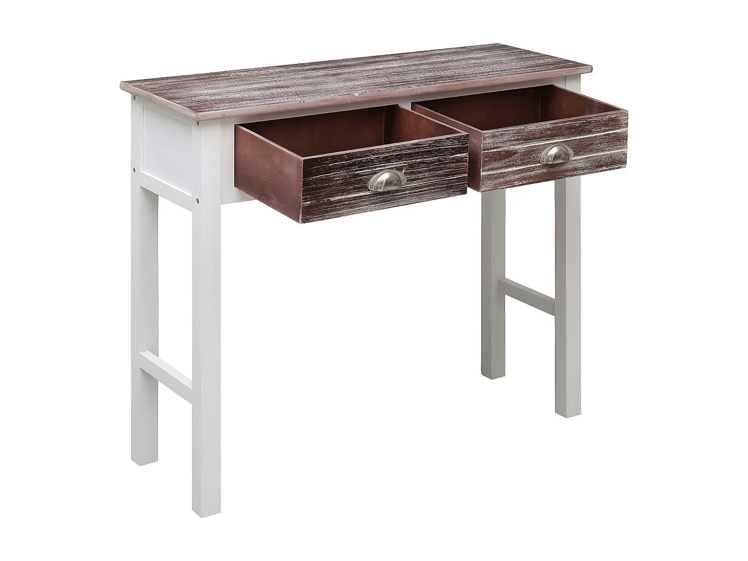 Wandtafel 90x30x77 cm hout bruin NL598943