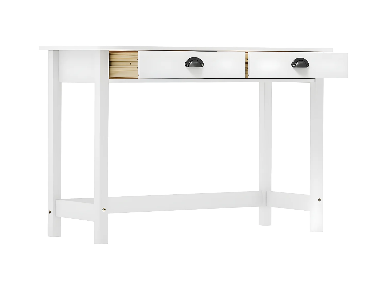 Konsolentisch,Flurtisch Hill mit 2 Schubladen 110x45x74 cm Kiefernholz -gkd192675