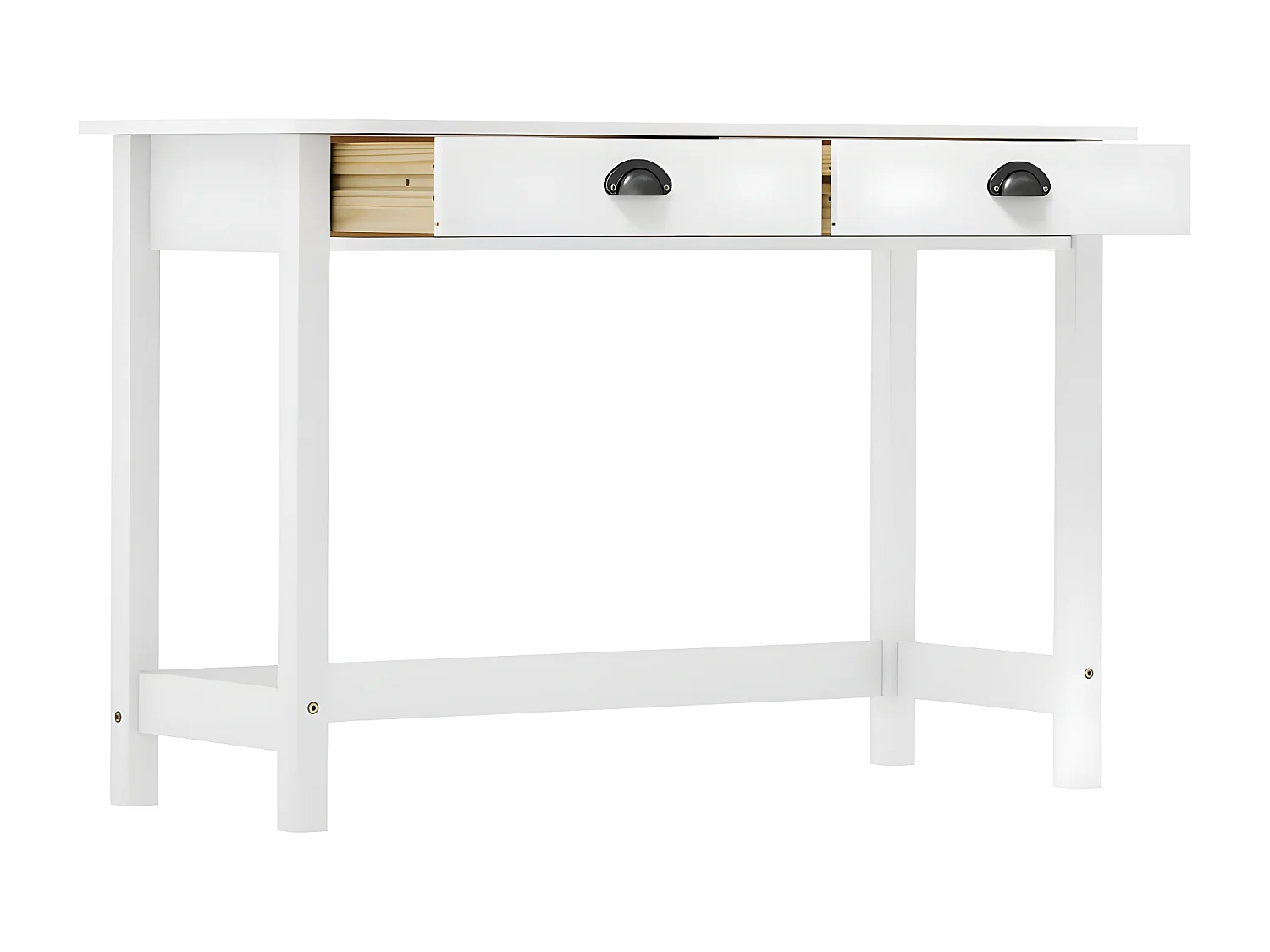 Mesa consola Hill con 2 cajones madera pino 110x45x74 cm ES989352