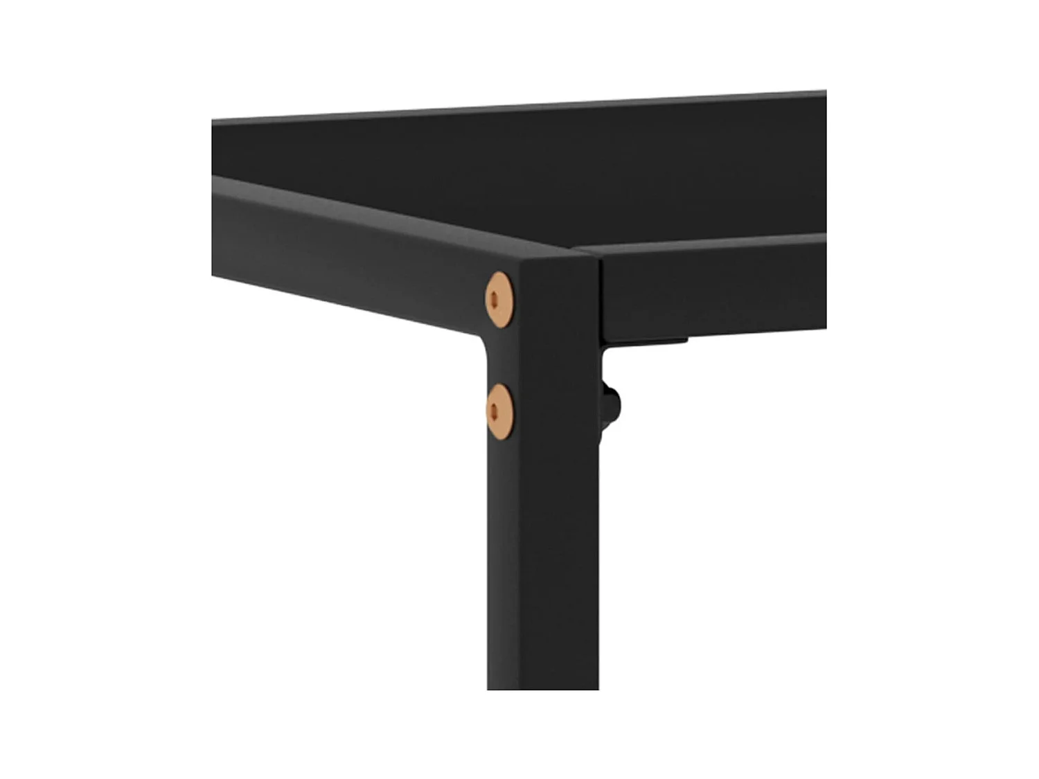 Konsolentisch,Flurtisch Schwarz 60x35x75 cm Hartglas -gkd233678