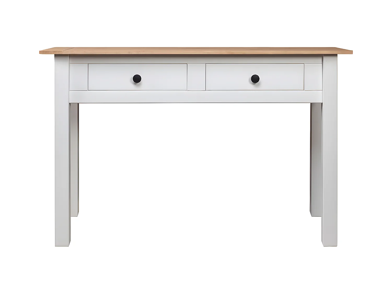 Konsolentisch,Flurtisch Weiß 110x40x72 cm Kiefernholz Panama -gkd244303