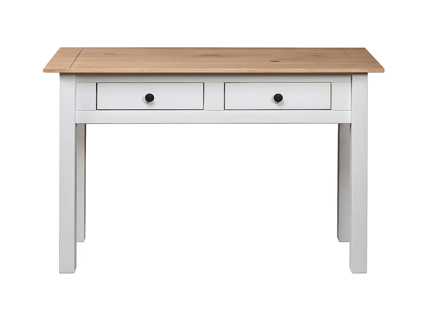 Konsolentisch,Flurtisch Weiß 110x40x72 cm Kiefernholz Panama -gkd244303