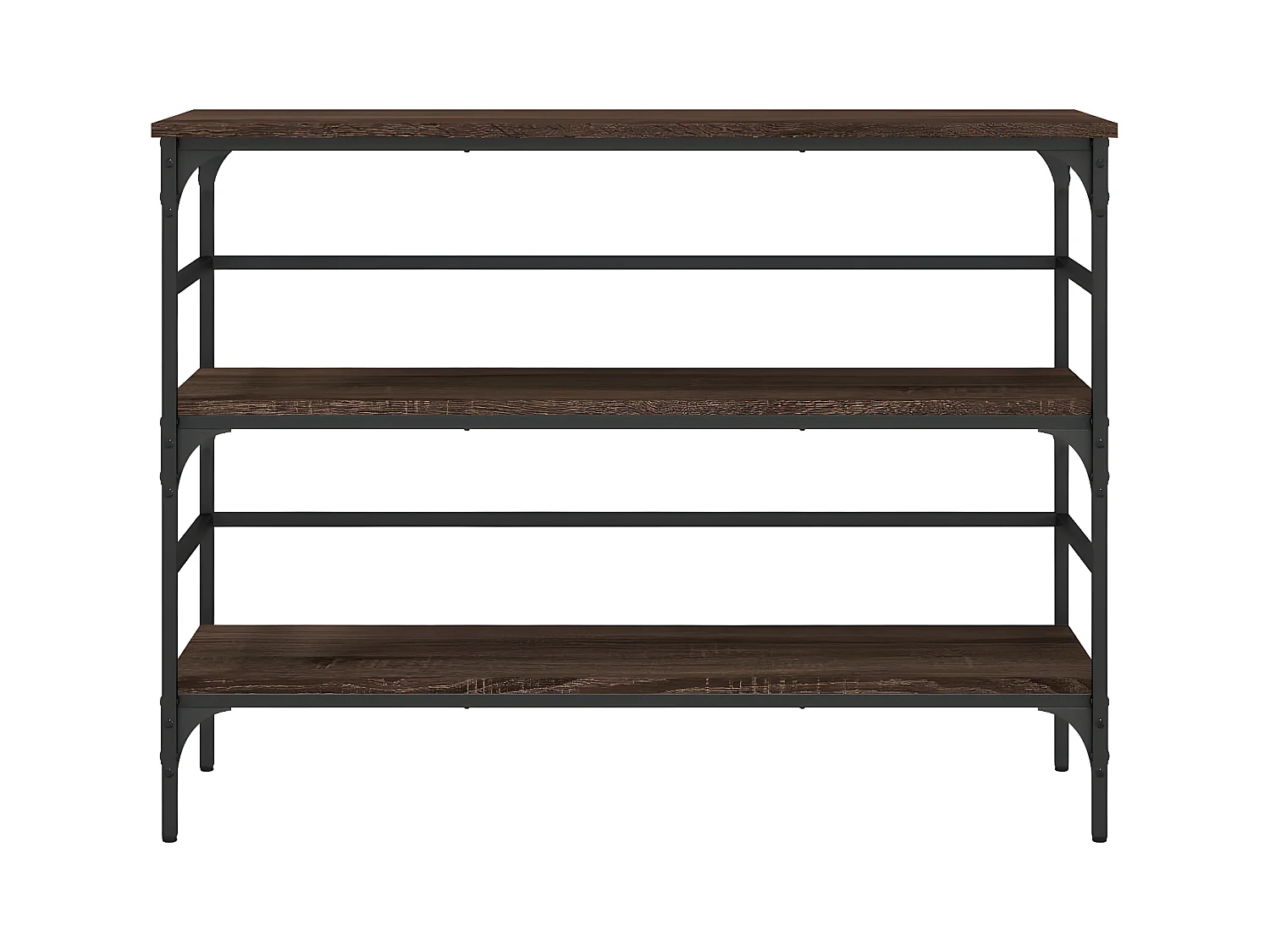 Konsolentisch,Flurtisch Braun Eichen-Optik 100x32x75 cm Holzwerkstoff -gkd128738