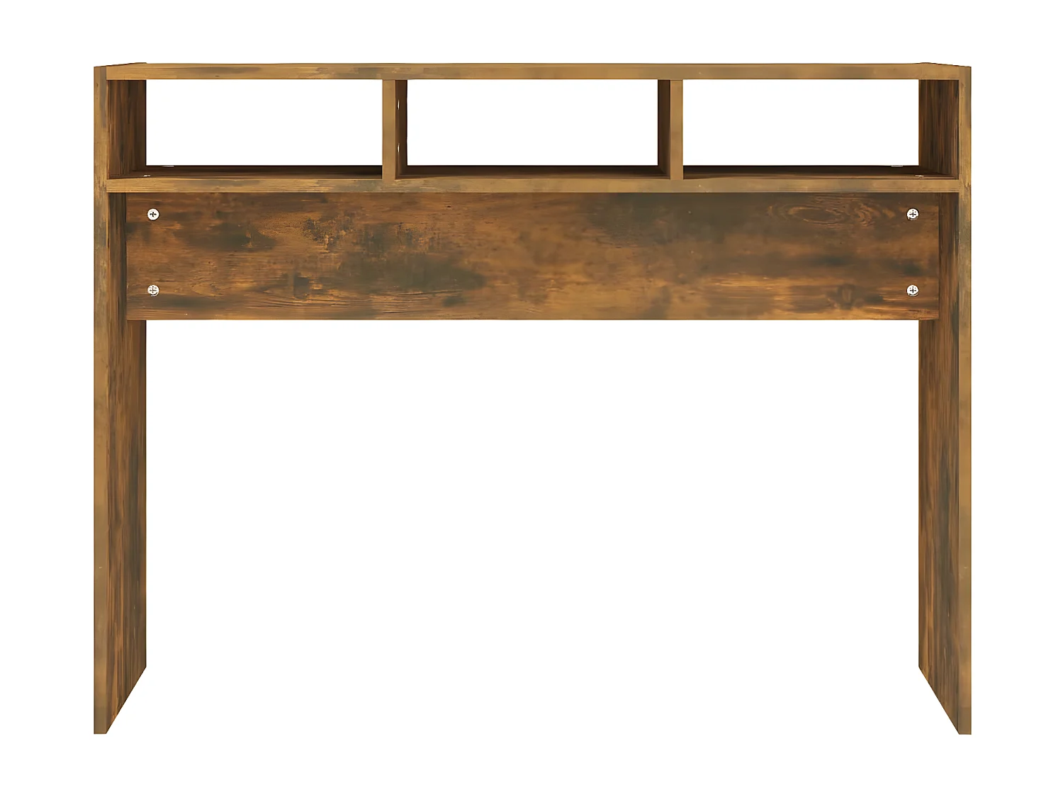 Table console Chêne fumé 105x30x80 cm Bois d'ingénierie GHR25537