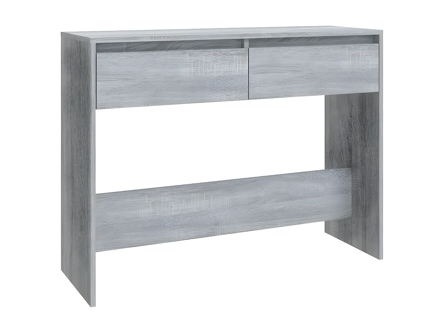 Table console Sonoma gris 100x35x76,5 cm Aggloméré GHR89808