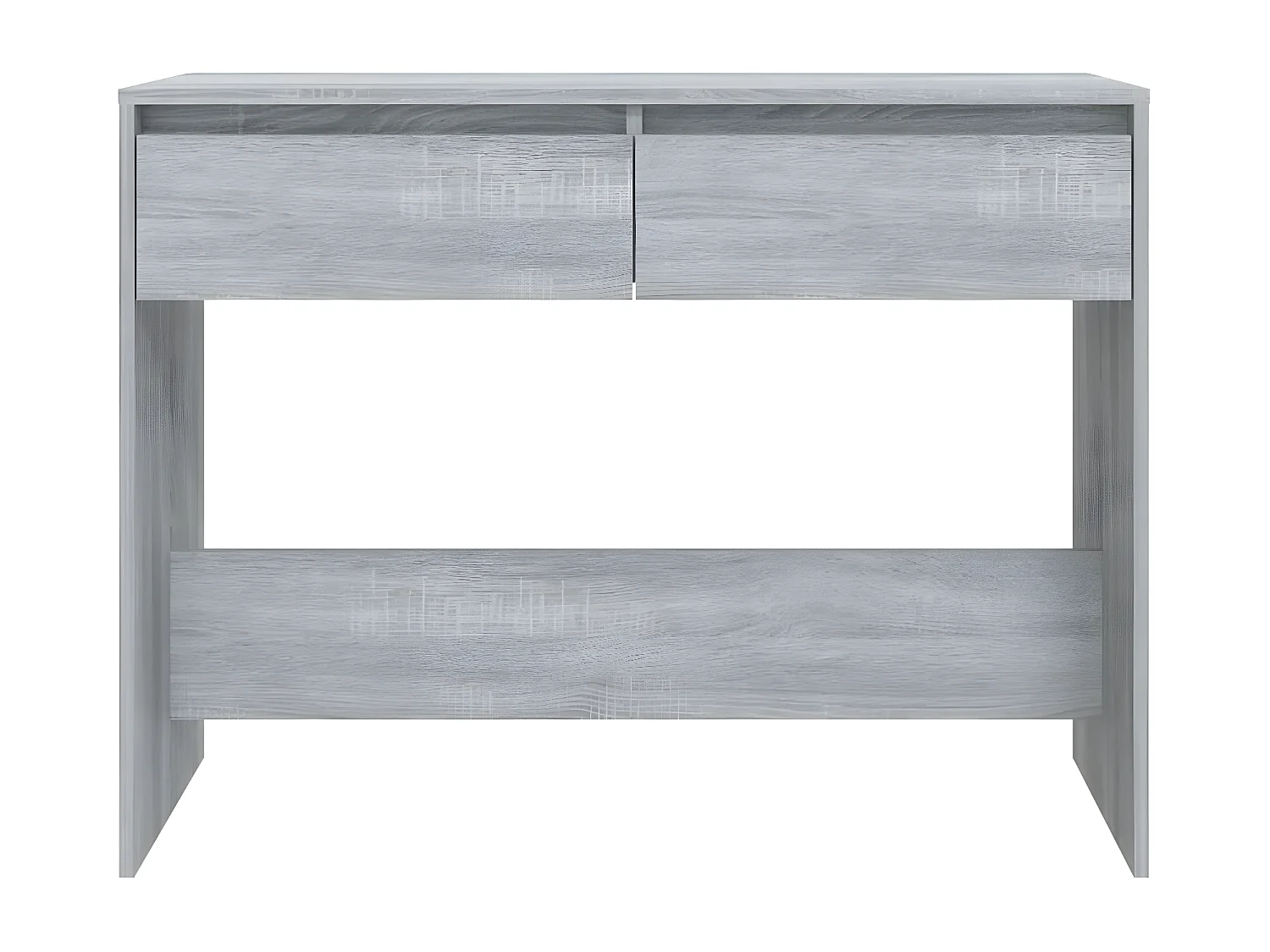 Table console Sonoma gris 100x35x76,5 cm Aggloméré GHR89808