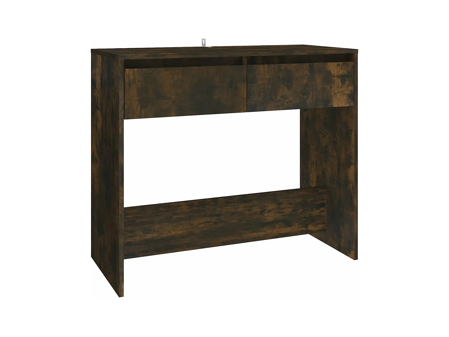 Table console Chêne fumé 89x41x76,5 cm Acier GHR35619