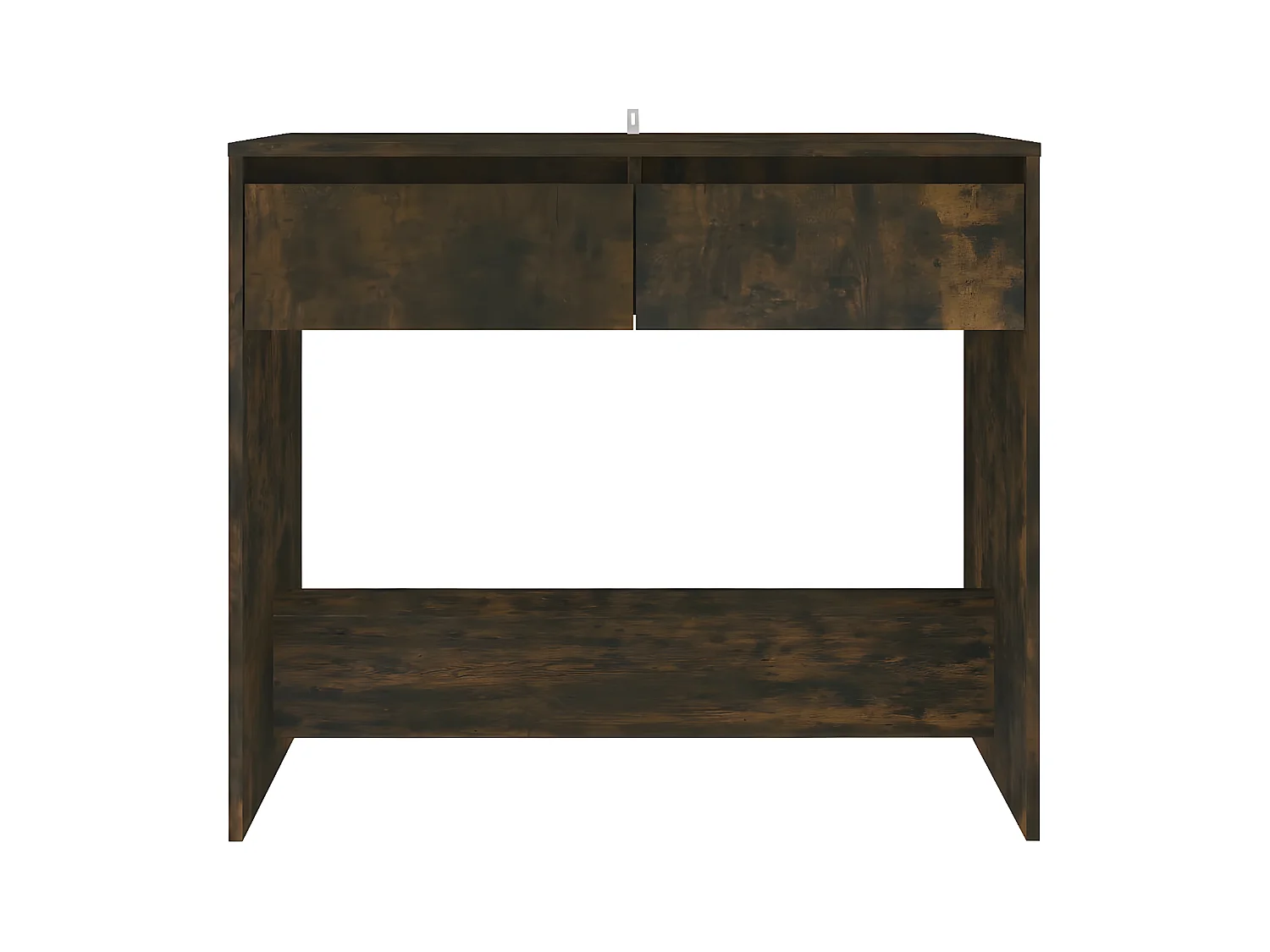 Table console Chêne fumé 89x41x76,5 cm Acier GHR35619