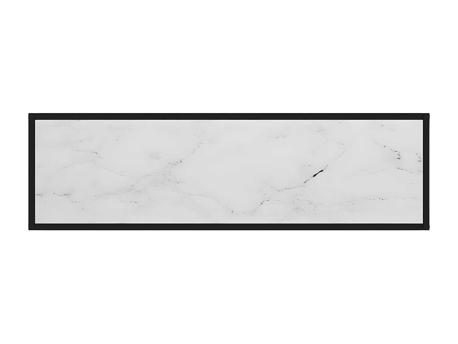 Table console Blanc 120x35x75 cm Verre trempé GHR42277