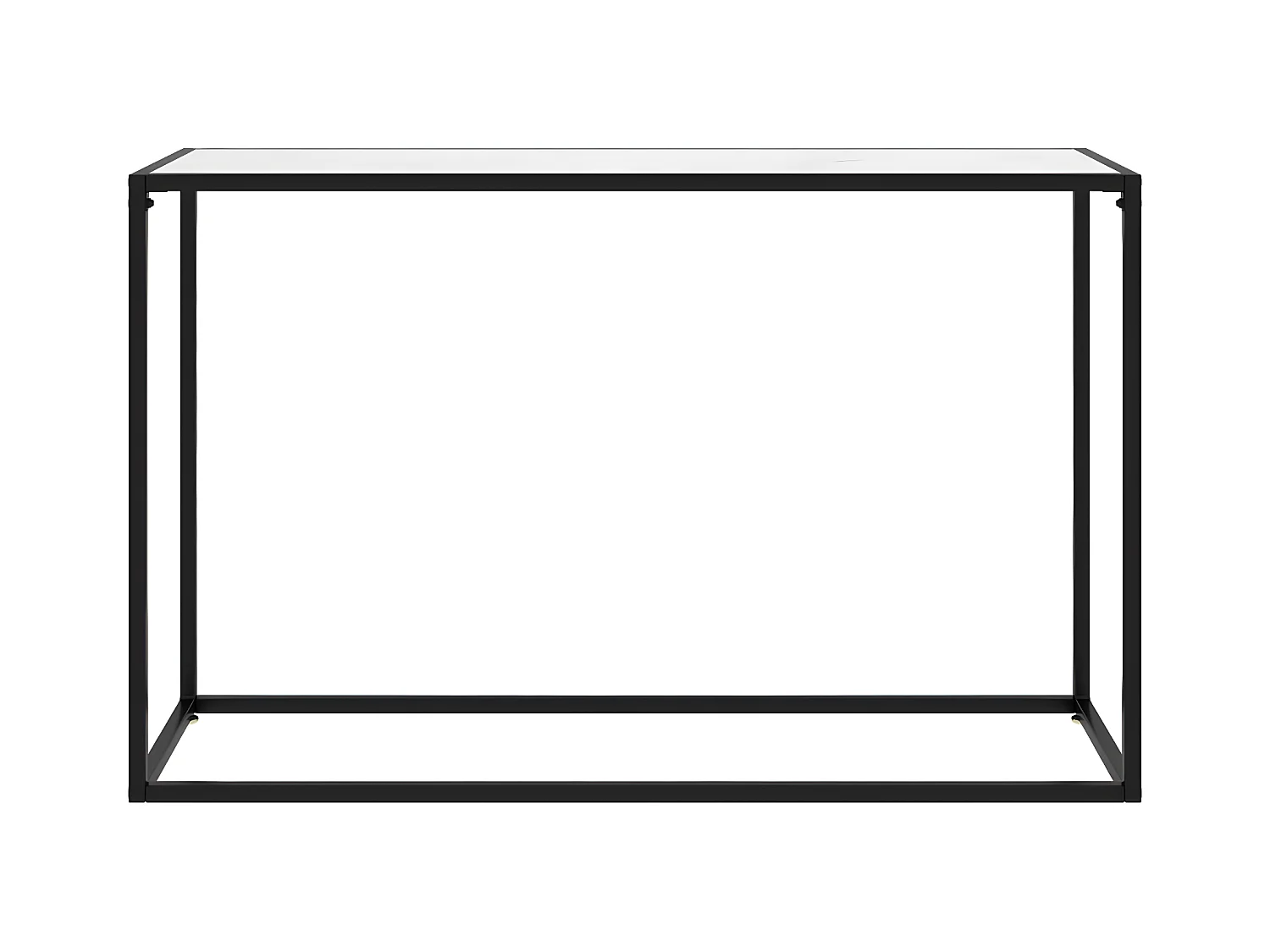 Konsolentisch,Flurtisch Weiß 120x35x75 cm Hartglas -gkd470556