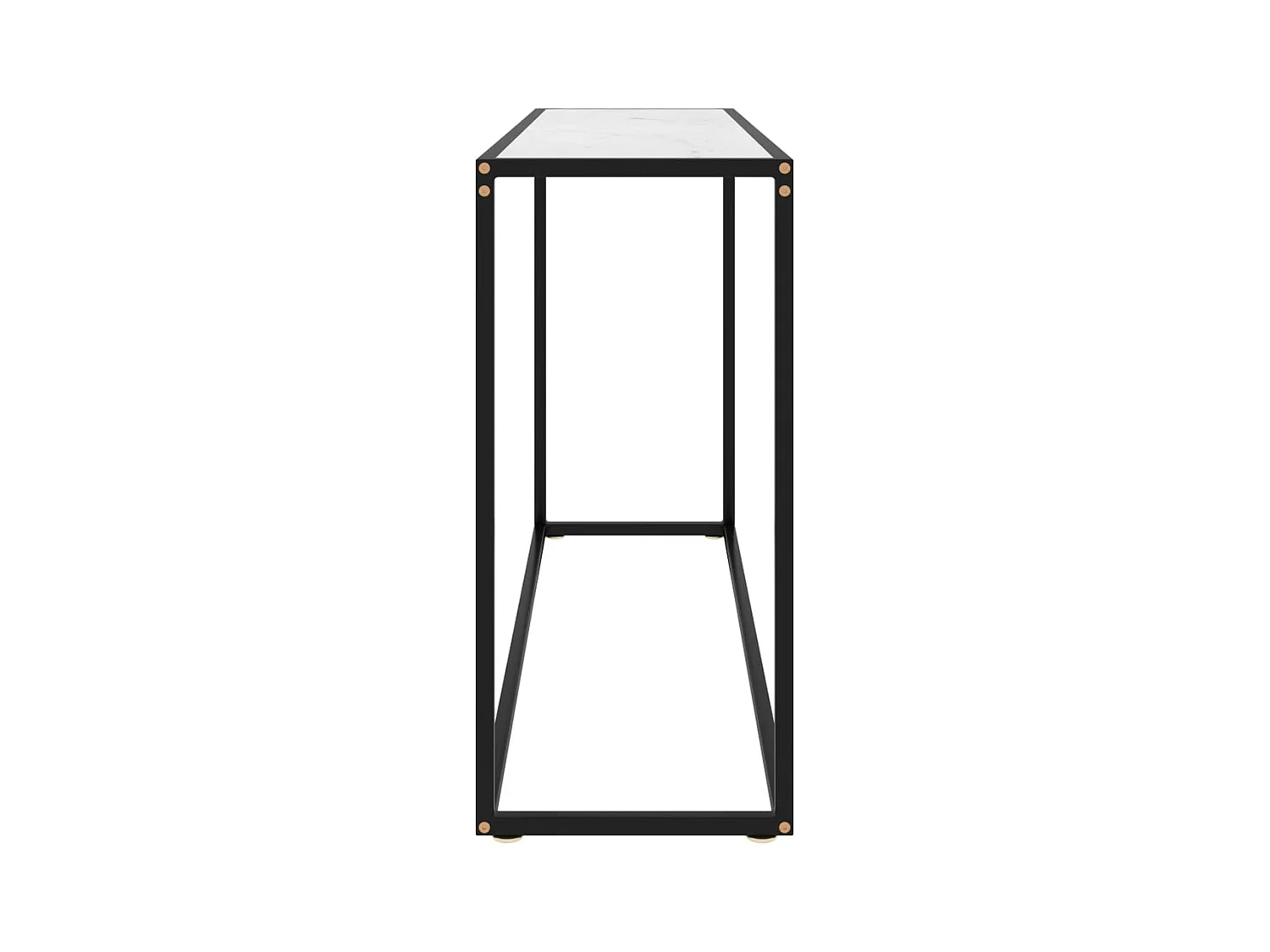 Konsolentisch,Flurtisch Weiß 120x35x75 cm Hartglas -gkd470556