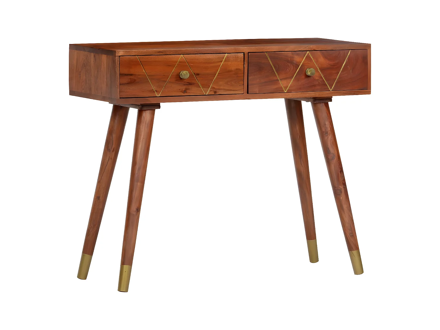 Table console 90x35x76 cm Bois d'acacia massif GHR82954