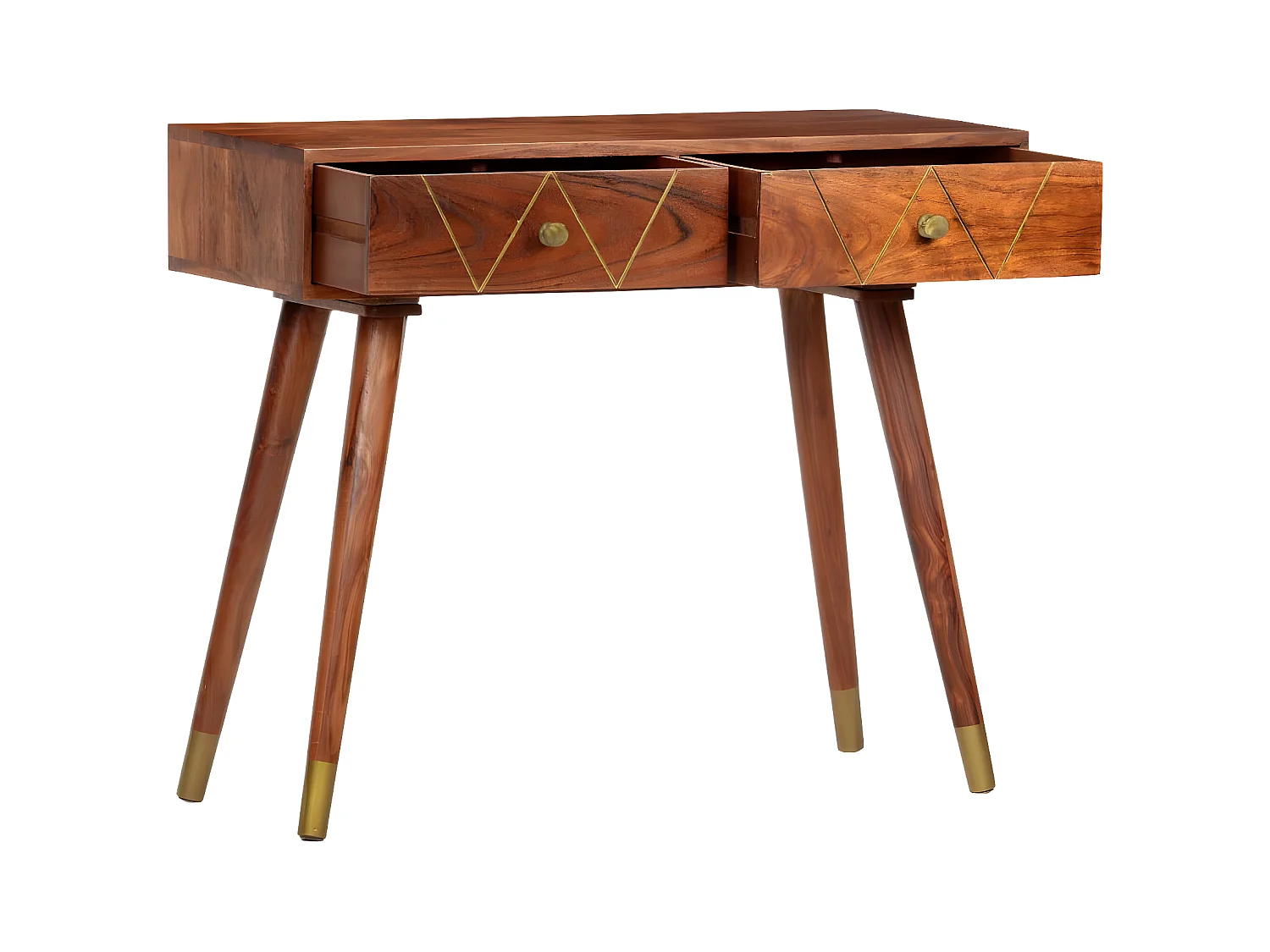 Wandtafel 90x35x76 cm massief acaciahout NL273738