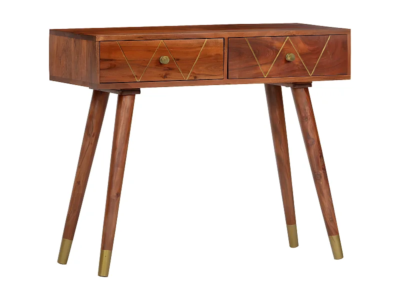 Table console 90x35x76 cm Bois d'acacia massif GHR82954