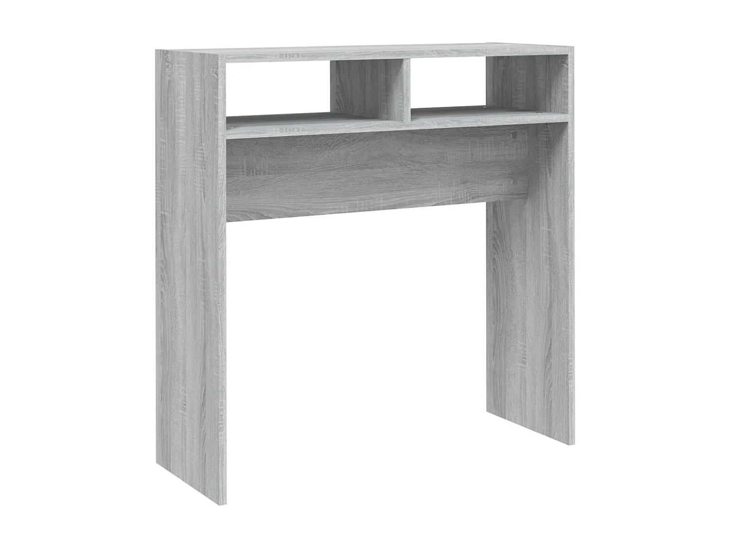 Table console Sonoma gris 78x30x80 cm Bois d'ingénierie GHR26448