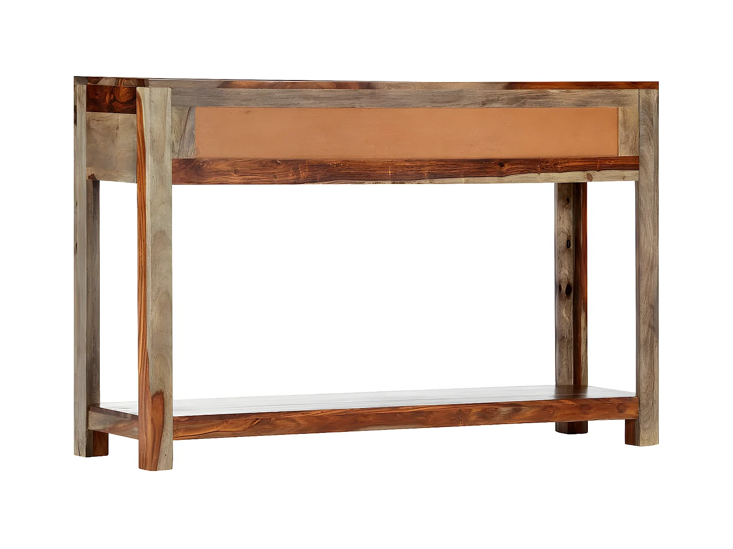 Konsolentisch,Flurtisch mit 3 Schubladen 120x30x75 cm Massivholz -gkd397425