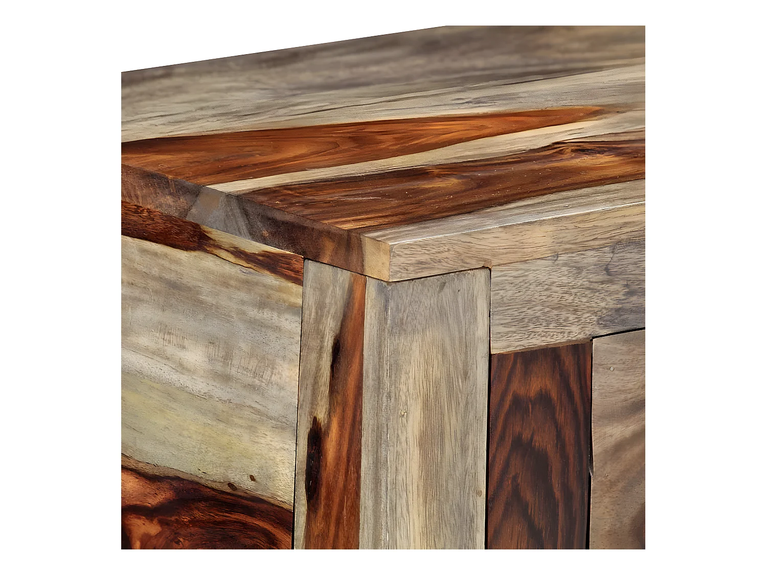 Konsolentisch,Flurtisch mit 3 Schubladen 120x30x75 cm Massivholz -gkd397425