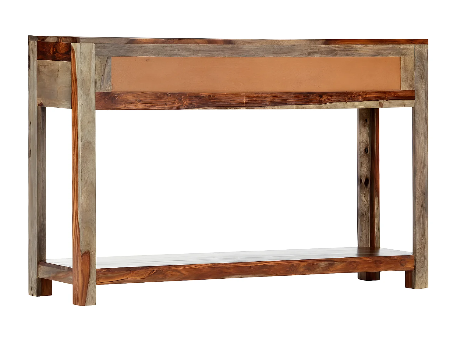 Table console avec 3 tiroirs 120x30x75 cm Bois massif GHR46817