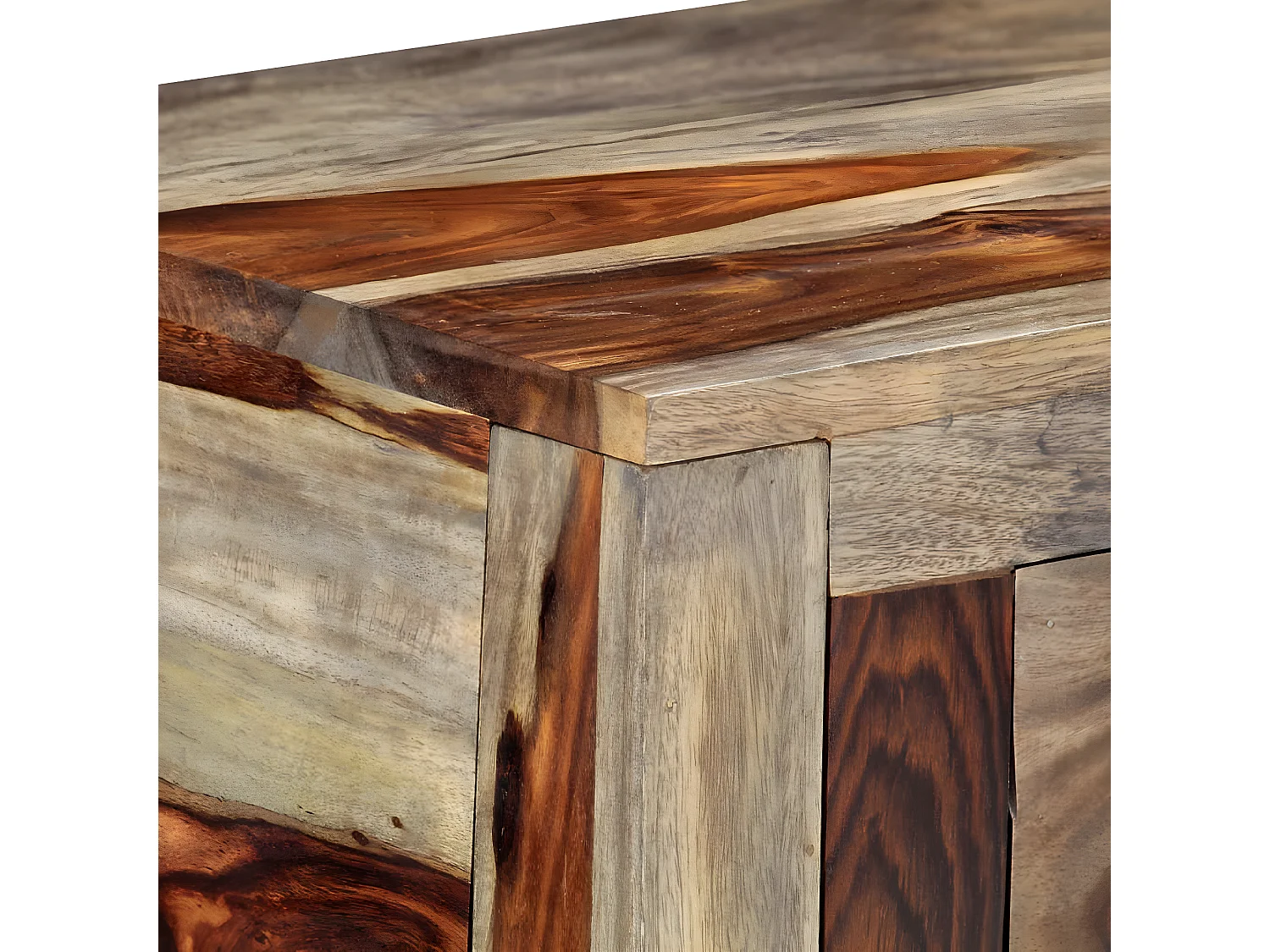 Table console avec 3 tiroirs 120x30x75 cm Bois massif GHR46817
