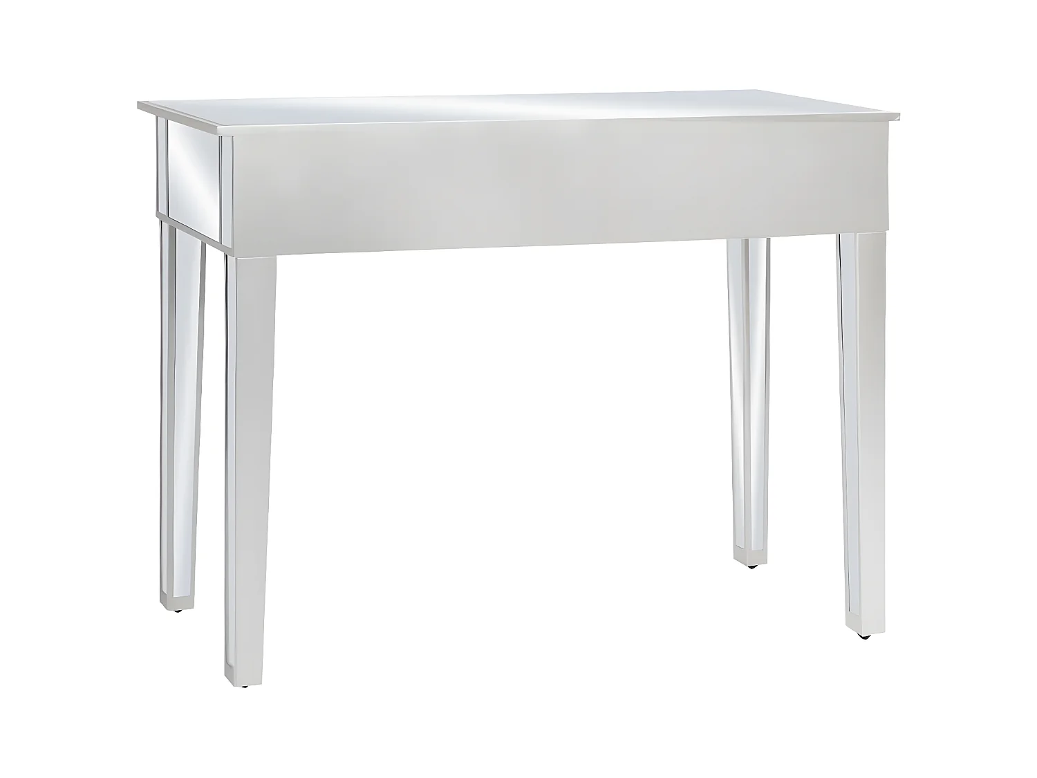 Verspiegelter Konsolentisch,Flurtische aus MDF und Glas 106,5x38x76,5 cm -gkd269480