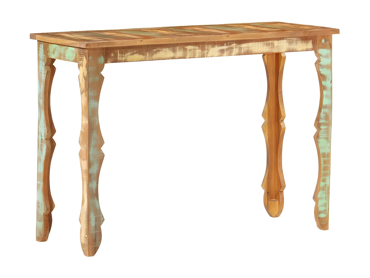 Konsolentisch,Flurtisch 110×40×76 cm Recyceltes Massivholz -gkd913939