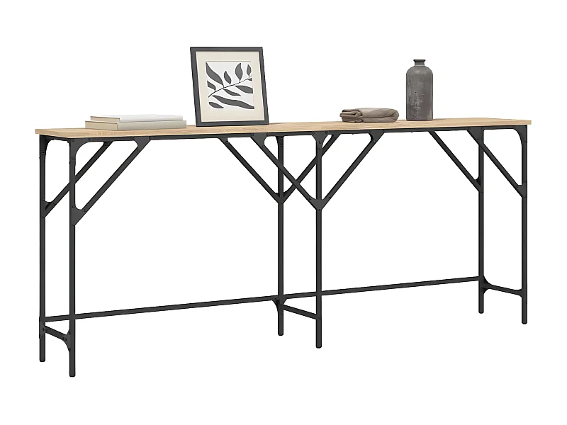 Konsolentisch,Flurtisch Sonoma-Eiche 180x29x75 cm Holzwerkstoff -gkd532205