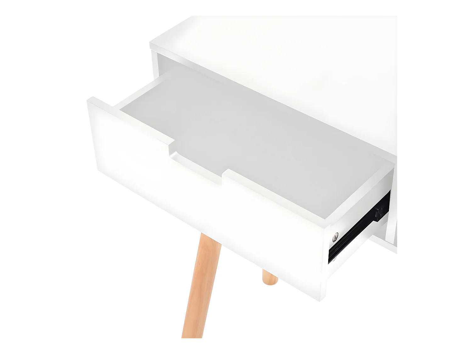 Konsolentisch,Flurtisch Kiefernholz Massiv 80 x 30 x 72 cm Weiß -gkd81187