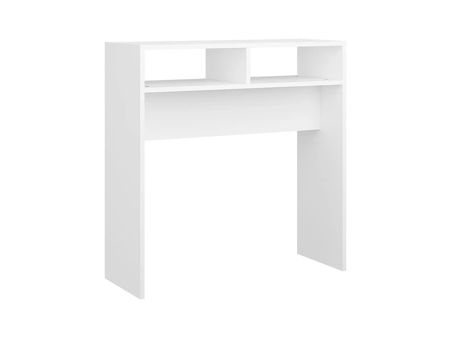 Konsolentisch,Flurtisch Weiß 78x30x80 cm Holzwerkstoff -gkd295827