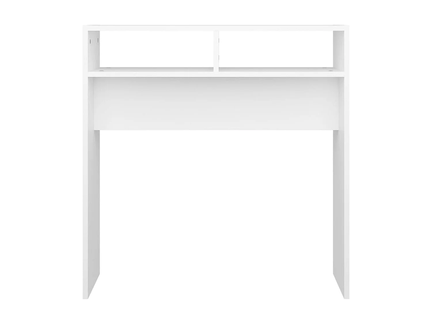 Konsolentisch,Flurtisch Weiß 78x30x80 cm Holzwerkstoff -gkd295827