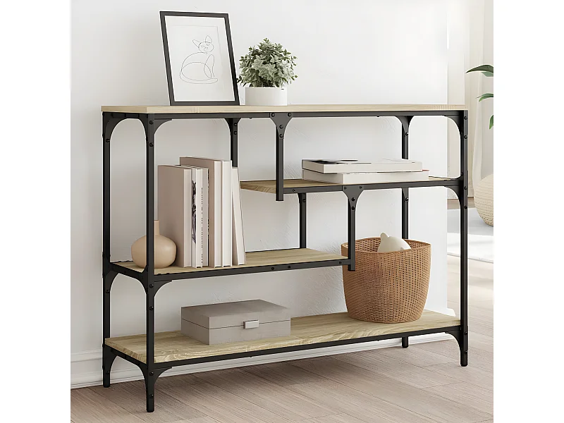 Konsolentisch,Flurtisch Sonoma-Eiche 100x30x75 cm Holzwerkstoff -gkd924294