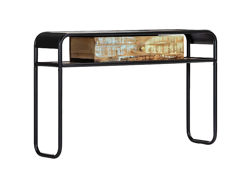 Konsolentisch,Flurtisch 118x30x75 cm Altholz Massiv -gkd254618